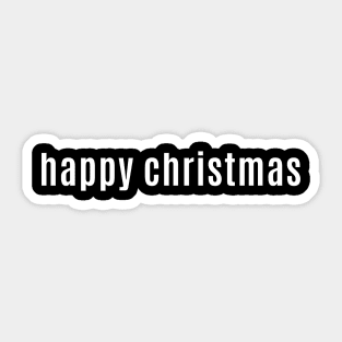 Happy Christmas - A Very British Xmas Greeting Sticker